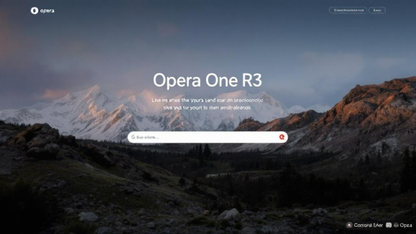 Opera One R3�汾�������������ܱ�ǩ����AI����