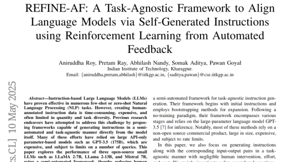 REFINE-AF��ͨ����������ָ����Զ�����ǿ��ѧϰ������ģ�͸�����
