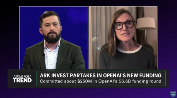 ͶʣArk InvestCEO ·£Cathie Wood̸Ͷ˹ܺ OpenAI