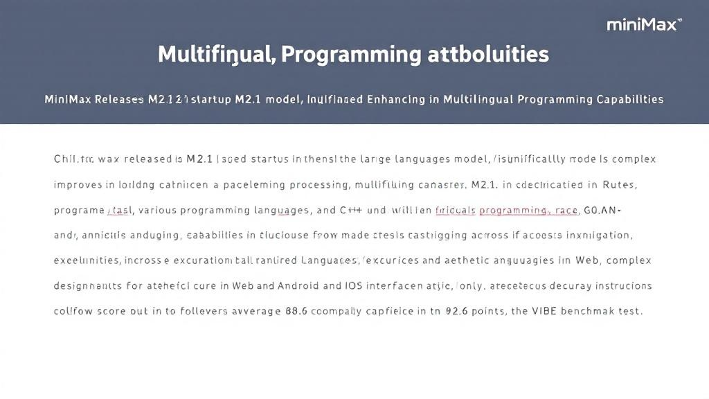 MiniMax����M2.1������ģ�ͣ�������������Ա������