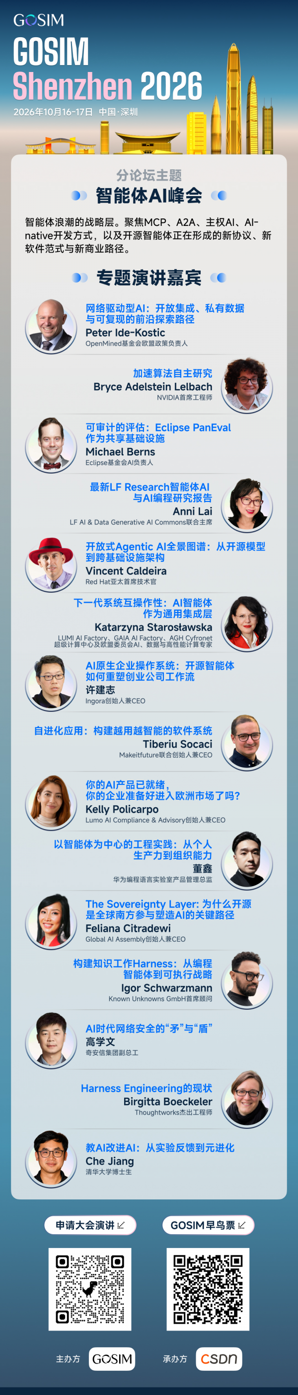 DHH���Σ�Ӣΰ�΢����HuggingFace��150+ȫ�����󿧼��ᣬGOSIM Shenzhen 2026ȫ��̹���