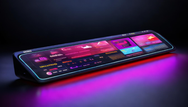 ����Ӧ�þ۽���'Fluro' �������ն�̬���������� LED ������ʾ����