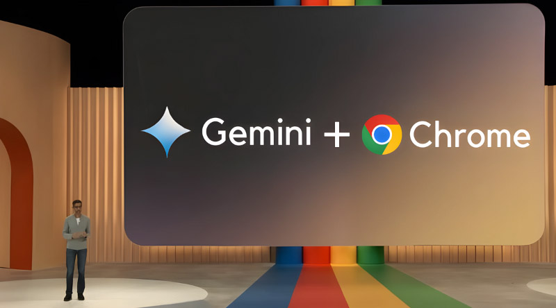 Google��Gemini���������������Chrome�ĵ�ַ��