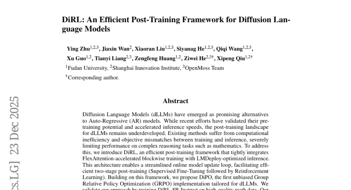 ������ѧ����DiRL��ܣ���AIд������ˮ��һ���ֿ��ֺ�