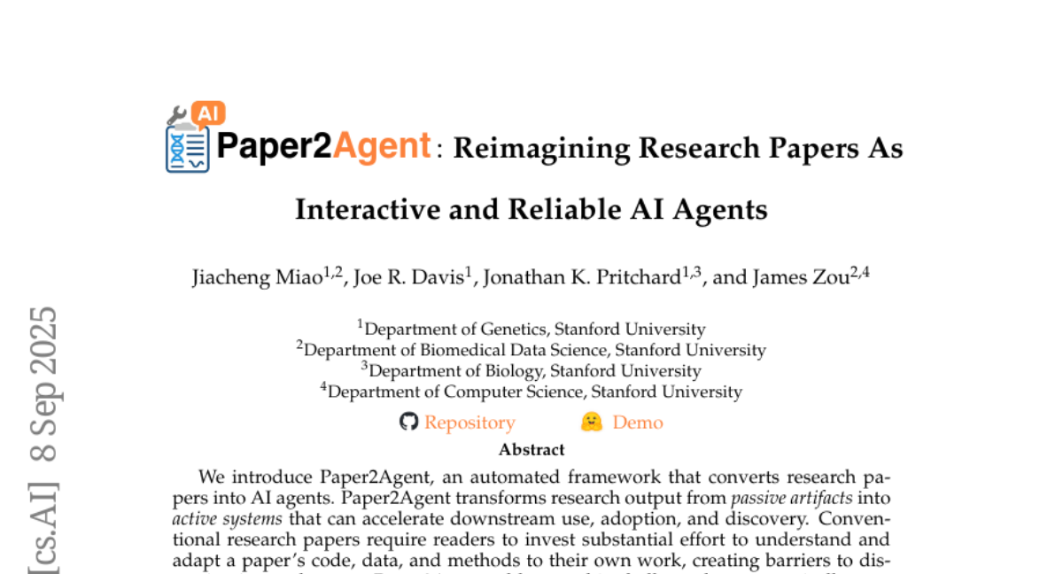 ˹̹ѧѧҿPaper2Agentѧֵ湤