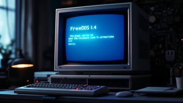 FreeDOS 1.4����Ȼ�� DOS����Ȼ��Դ�������ִ���
