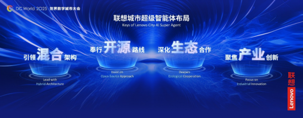 联想戴炜:混合式人工智能加速AI普惠,超级智能体引领智慧城市4.0