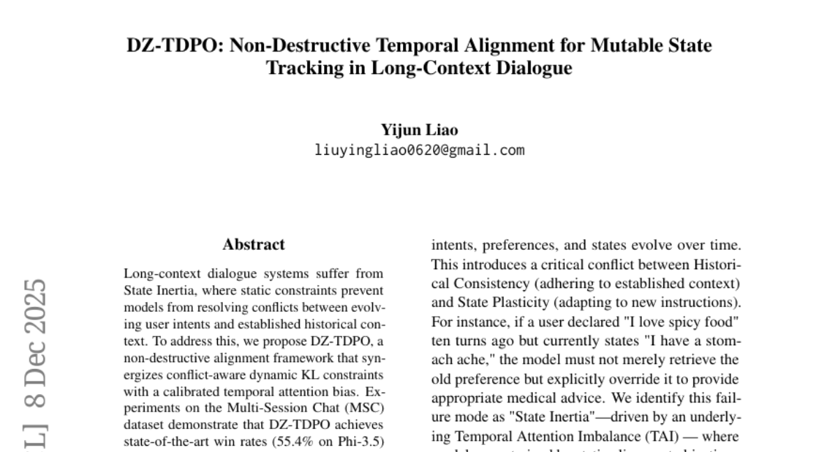 ����AI����֢��Anthropic�Ƴ�DZ-TDPO����AI��ס���뷨�������ǹ�ȥ