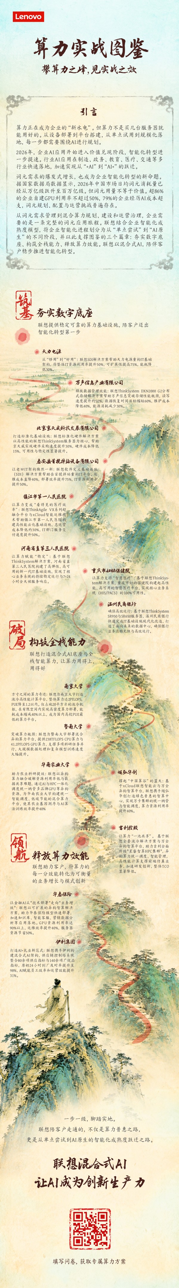从“单点尝试”到“AI原生”:联想发布《算力实战图鉴》