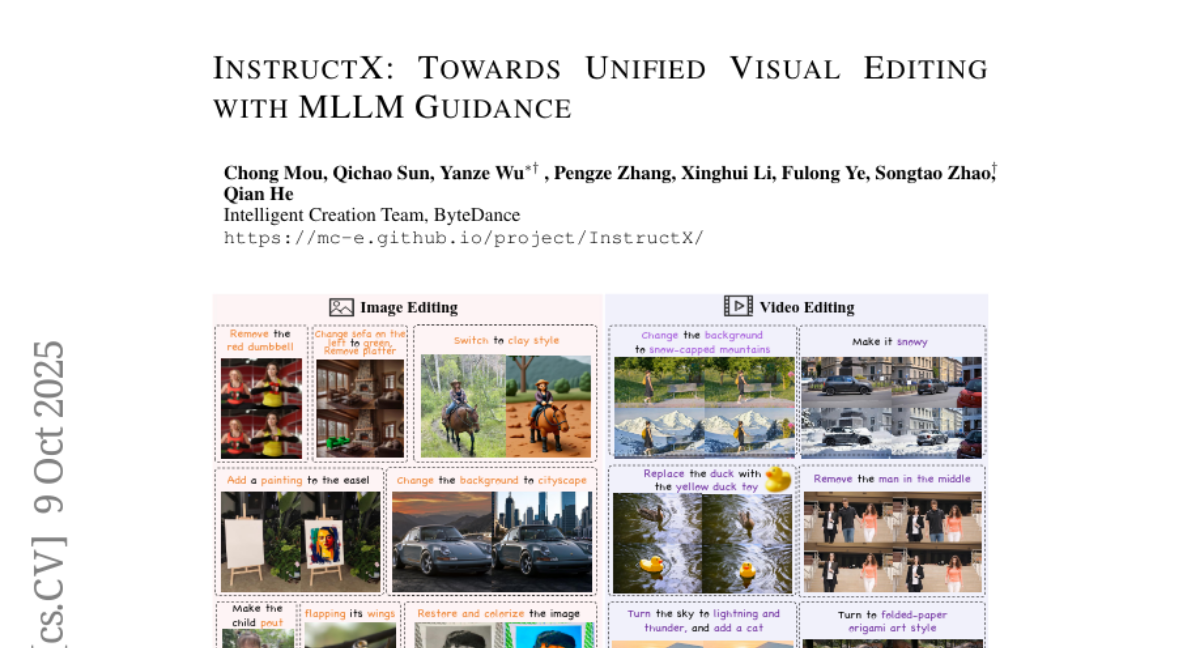 ByteDanceŶͻͼƵ༭±߽磺InstructXAI""ı༭